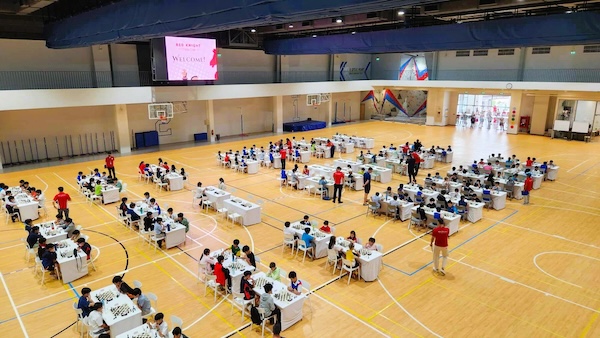 Tournament area at the King's Bangkok Chess Championship