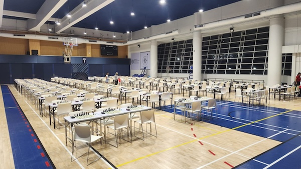 Huge room for NIST Chess Championship,