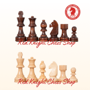 Basic Staunton No.5 Wooden Chess Pieces