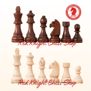 Basic Staunton No.6 Wooden Chess Pieces