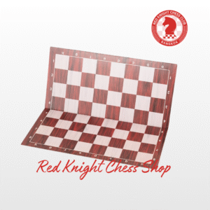 Plastic Folding Chessboard - Rosewood