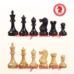 Executive Staunton Ebonised Wooden Chess Pieces