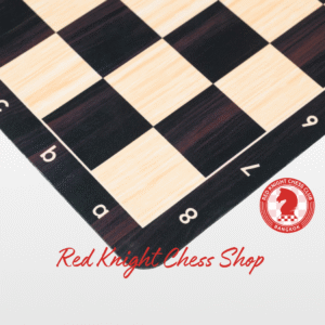 Rubber Chess Board - Black Wood