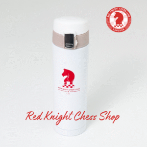 Red Knight Chess Water Bottle