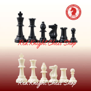 Standard Staunton Light Plastic Chess Pieces