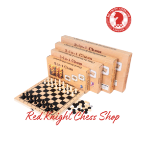 3in1 Chess / Checkers / Backgammon Wooden Set