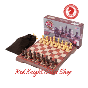 Magnetic Chess Set - Yellow/Brown