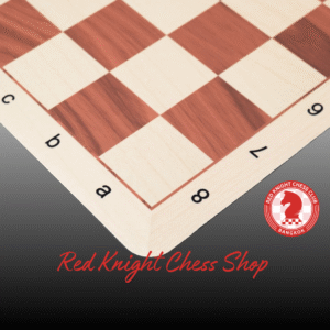 Rubber Chess Board - White Wood