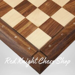 Professional Wooden Chess Board - Drueke Style Golden Rosewood and Maple